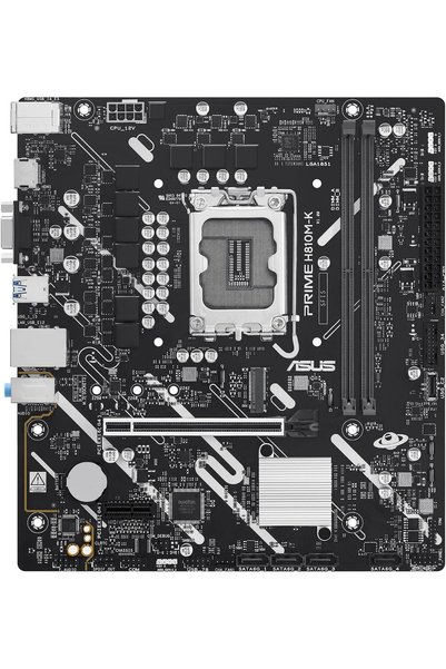 HANEL PRIME H810M-K Intel H810 Soket 1851 DDR5 6400MHz mATX Gaming (Oyuncu) Anakart