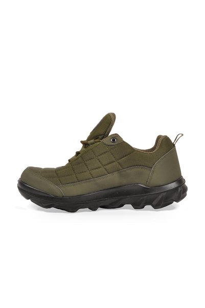 Scooter Men's Khaki Lace-Up Outdoor Shoes with Non-Slip Soles and Waterproofi...