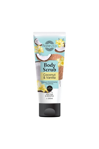 Fiorevita Exfoliant Corp Cocos & Vanilie 200ml – Piele Moale si Catifelata