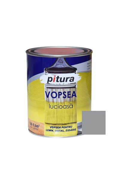 Kober Vopsea universală Pitura, alchidică gri metal, 0.6 l