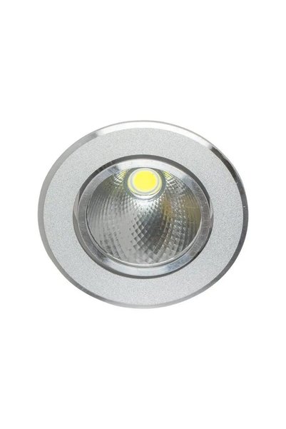 OEM LED спот за вграждане, 5W, Метален, Сребрист