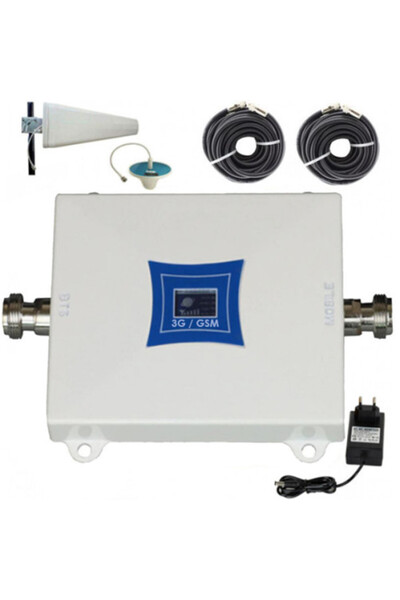 iUni KW17W-GD Amplificator de semnal GSM 3G profesional, 900 / 2100 MHz, digi...