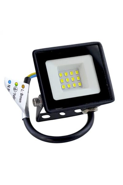 Evolium , Προβολέας LED 19W 6000K IP65 220-230V 12 πηγές, Μαύρο Μεταλλικό Περ...