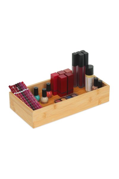 Relaxdays Storage box, Relaxdays, bamboo, 6 x 30 x 15 cm