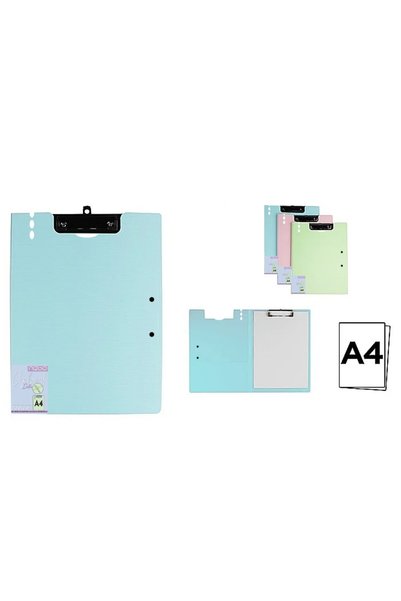 NEBO Clipboard dublu A4, culori pastel