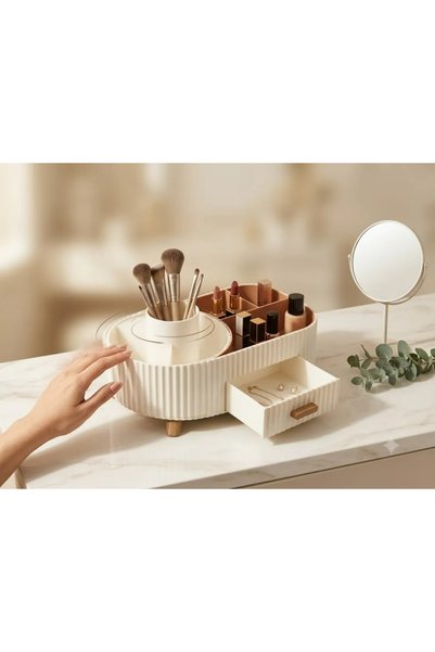 zengolab3d Rotating Makeup Organizer: Cosmetic and Makeup Supply Organizer Stand