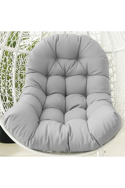 XICEN Egg Chair Cushion, Button Tufted Outdoor Swing Chair Cushion with High ...