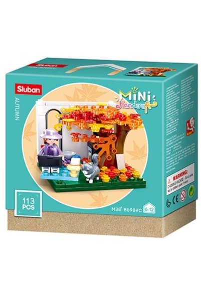 Sluban Set de construcție Visul Fetei, 113 piese, În Grădină