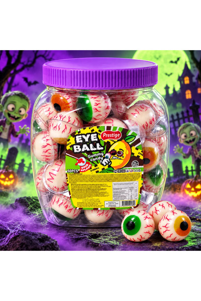 Prestige Zombie Eye Ball – Jeleuri în Formă de Ochi, Ambalate Individual, 50 ...