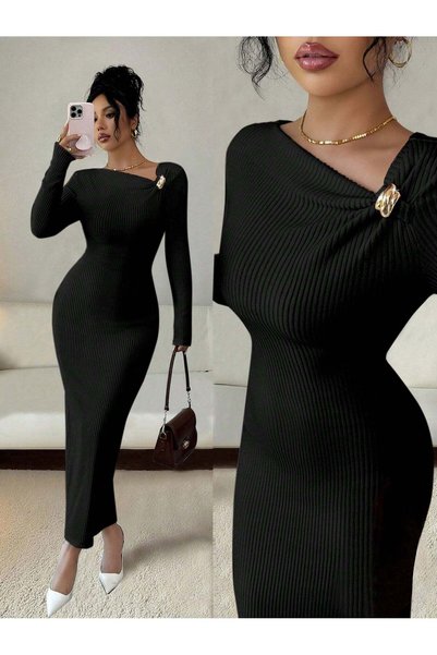 Sheya Rochie maxi, negru
