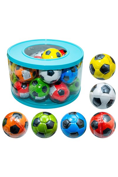 OEM Minge super săltăreță 9 cm, design fotbal, set de 20