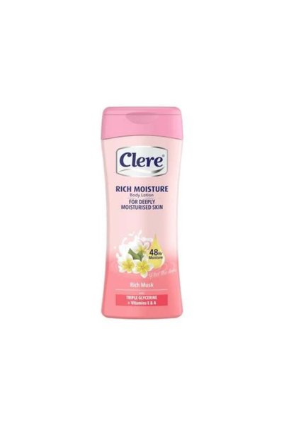Clere Body and Hand Lotion Musk - 400ml