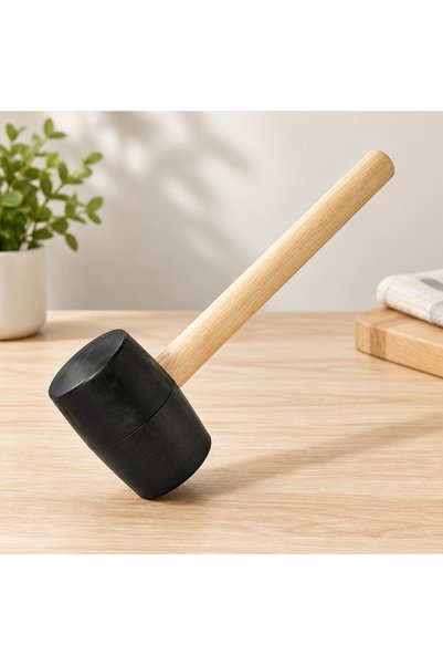 Eco Lounge Plastik Başlı Ahşap Saplı Tokmak