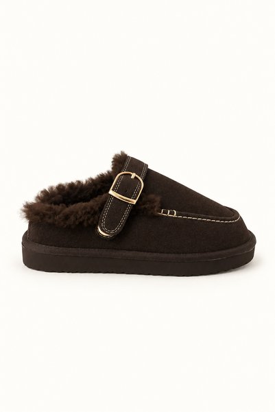 Melike Tatar Fur-lined slippers 101-8301