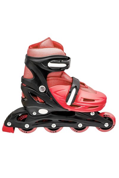 OEM Kids Inline Skates, PVC Wheels, Size S (30-33), Red