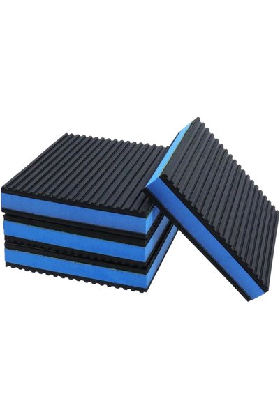 Generic عبوة من 4 قطع من وسادات مطاطية مضادة للاهتزاز، مقاس 4 × 4 × 7/8 بوصة،...
