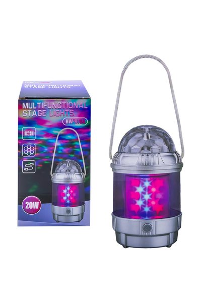 OEM Lanternă retro 2 în 1 cu proiector de stele, reîncărcabilă prin USB
