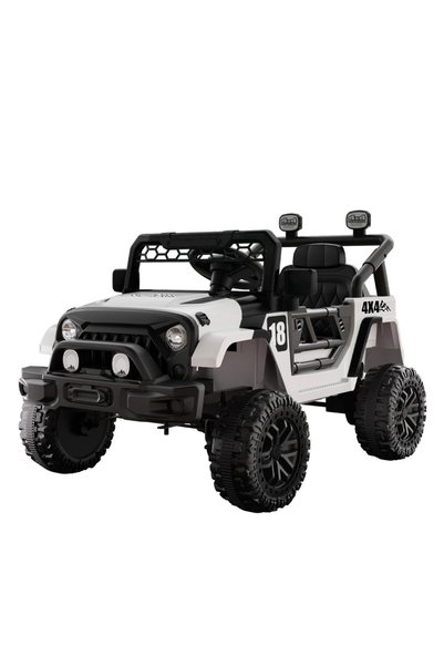 OEM Jeep electric pentru copii cu lumini și muzică, negru