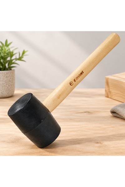 Eco Lounge Plastik Tokmak Ahşap Saplı