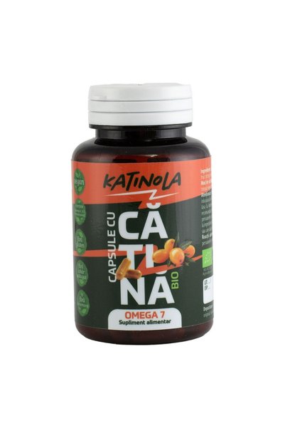 Katinola Capsule cu pudra de catina bio Katinola, 90 capsule
