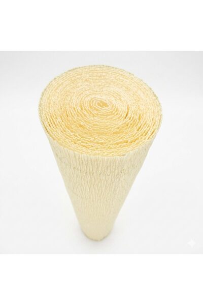 Cartotecnica Rossi Hartie creponata elastica floristica 180gr - Cream by Tiff...