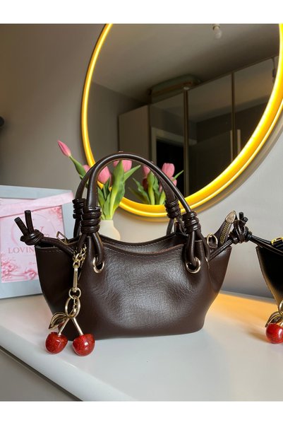 Genel Markalar Charm detay handle bag