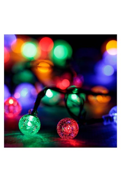 OEM Instalație solară cu 60 LED-uri multicolore, senzor de lumină, 2 funcții,...