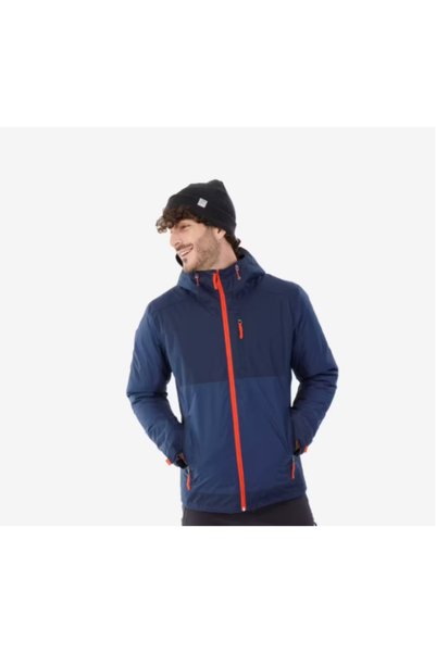 QUECHUA Erkek Outdoor Su Geçirmez Kar Montu/Kışlık Mont - Mavi - NH500 -10 °C