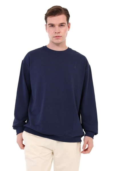lumberjack Mb Sn75 C Neck Sw 6Pr Men's Sweatshirt A102696694 NAVY BLUE