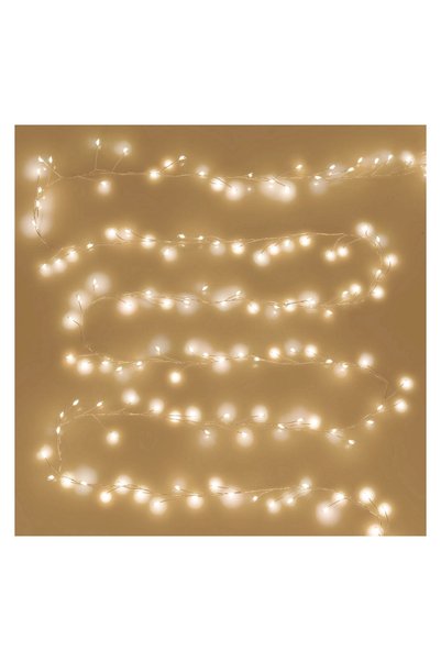 OEM Instalație Fairy Lights tip palmier argintiu, 300 LED-uri alb cald, 8 pro...