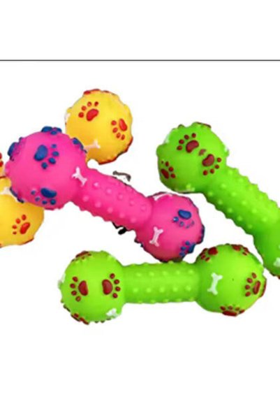 dudu hediye pazarı Colorful Teething Toy with Sound and Bone-Shaped Pattern
