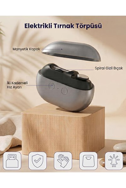 ELİSY Electric Nail Clipper M7 Automatic Nail Cutting and Grinding Machine