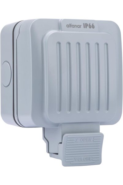 Alfanar IP66 WP 1G SZ ALF 13A DP SWITCHED SOCKET