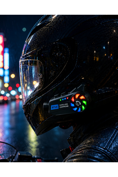 tecnocom Kask Üstü Kamera Geniş Açılı Lens Bluetooth Müzik ve Çağrı