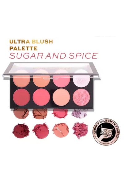 REVOLUTION MAKE UP LONDON Ultra Blush Palette Sugar and Spice - Blush Palette