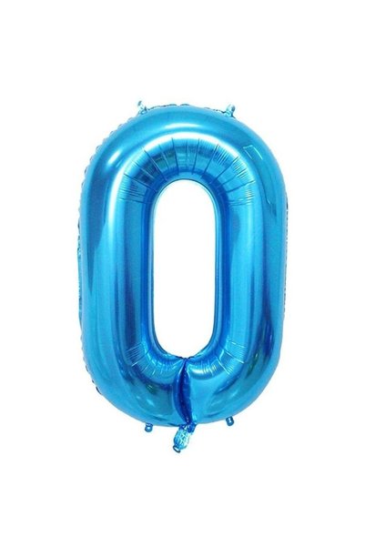 OEM Balon din folie metalizată în formă de cifră 0, pentru aniversări 100 cm,...