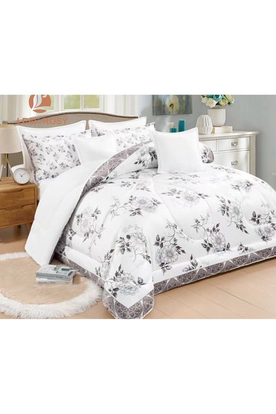Roshen Luxury Tree Pattern Winter Double Bedspread Duvet Cover Set 240*260cm