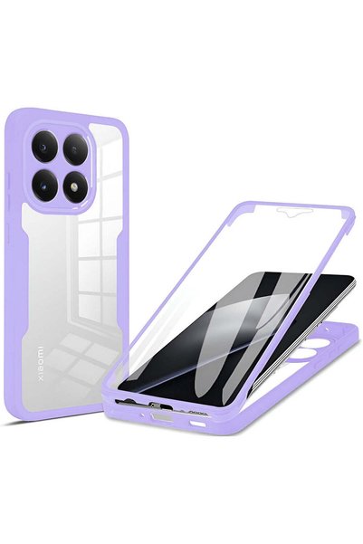 Techsuit Xiaomi (15T) Μεμβράνη, Colorverse, 360, Σειρά - μωβ