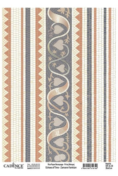 Cadence Pirinç Dekopaj Zamanın Yankıları 24 Antik Mısır 30x42cm