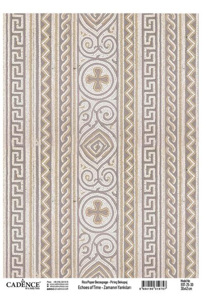 Cadence Pirinç Dekopaj Zamanın Yankıları 25 Antik Mısır 30x42cm