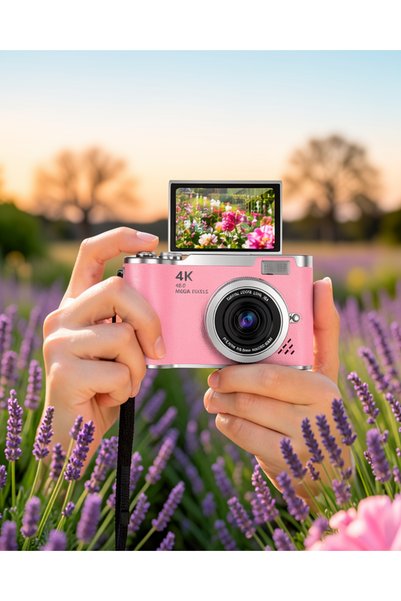 tecnocom Dijital Kamera 48 MP Flip Ekranlı 1080P Video
