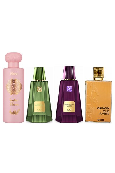 MANASIK Set 4 parfumuri Manasik, Hissa Elara + Lush Pistachio + Morado Luxe +...