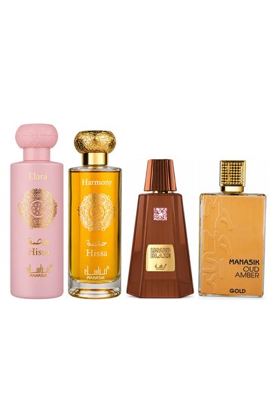 MANASIK Set 4 parfumuri Manasik, Hissa Elara + Hissa Harmony + Liquid Blaze +...