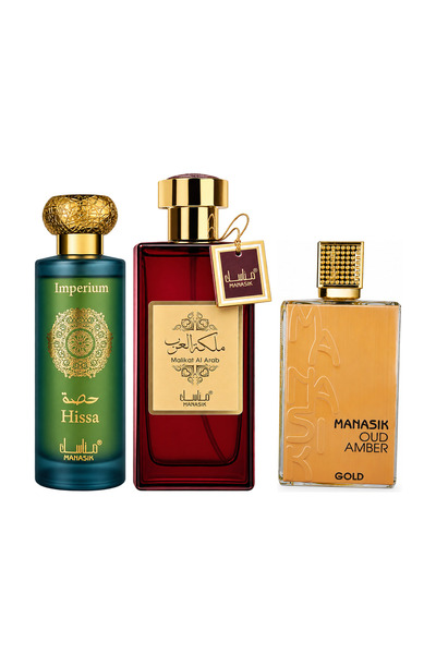 MANASIK Set 3 parfumuri Manasik, Hissa Imperium + Malikat al Arab + Oud Amber...