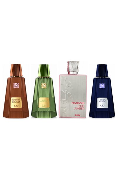 MANASIK Set 4 parfumuri Manasik, Liquid Blaze + Lush Pistachio + Oud Amber Pi...