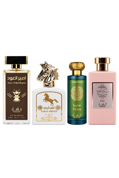 MANASIK Set 4 parfumuri Manasik, Ameer al Oud Original + Faras Abiyad + 2 par...