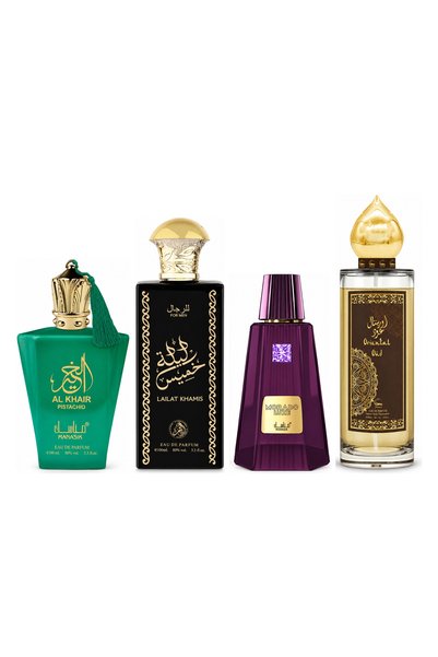 MANASIK Set 4 Manasik, Al Baraka Pistachio + Lailat Khamis + Morado Luxe + Or...
