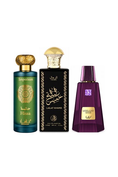 MANASIK Set 3 parfumuri Manasik, Hissa Imperium + Lailat Khamis + Morado Luxe...