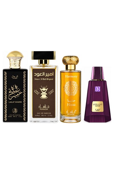MANASIK Set 4 Manasik, Lailat Khamis + Ameer al Oud Original + Hissa Harmony ...