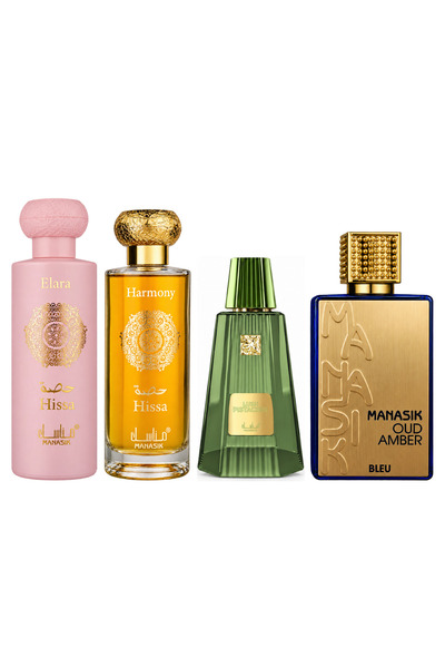 MANASIK Set 4 parfumuri Manasik, Hissa Elara + Hissa Harmony + Lush Pistachio...